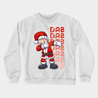 Christmas Santa Claus Dab Dancing Crewneck Sweatshirt